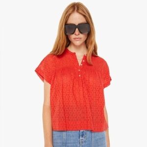 MOTHER The Pop Your Top in Highrisk Red